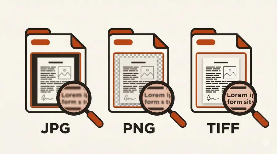 Best Image Formats for OCR: JPG vs PNG vs TIFF